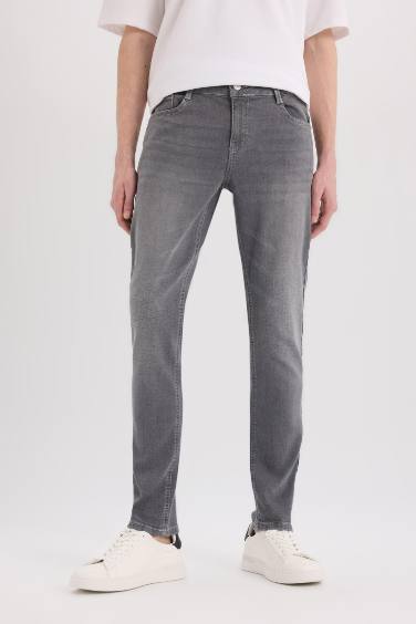 Carlo Skinny Fit Ekstra Dar Kalıp Normal Bel Ekstra Dar Paça Jean Pantolon