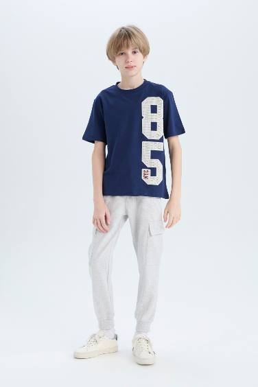 Boy Printed T-Shirt Sweatpants 2 Piece Set