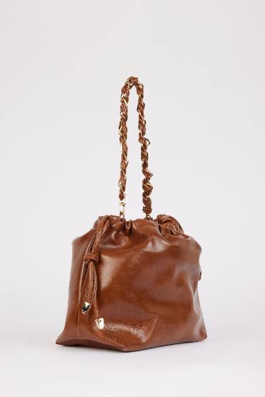 Woman Faux Leather Shoulder Bag