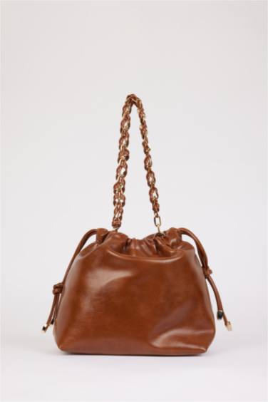 Woman Faux Leather Shoulder Bag
