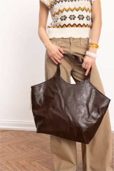 جنطة كتف نسائي جلد صناعي