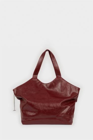 Kadın Maksi Suni Deri Omuz Çantası