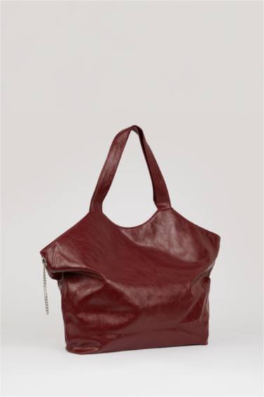 Kadın Maksi Suni Deri Omuz Çantası