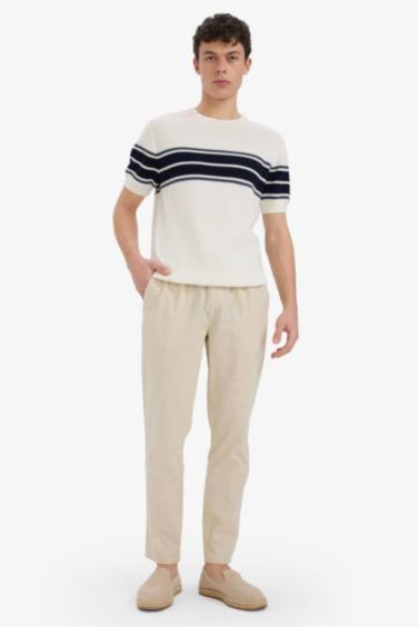 تيشيرت قصة عادية من قطن قصة عادية