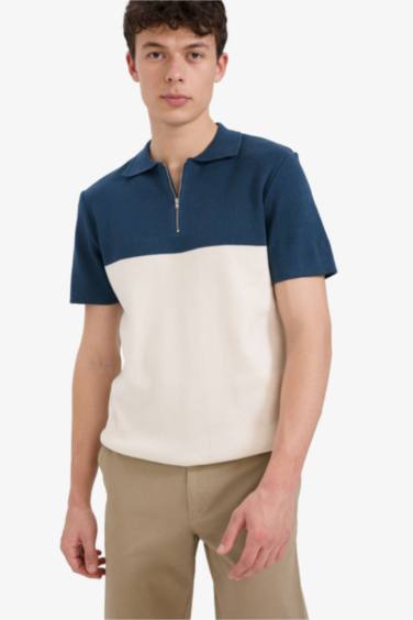 T-Shirt Polo en tricot Coupe standard