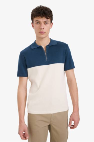 T-Shirt Polo en tricot Coupe standard
