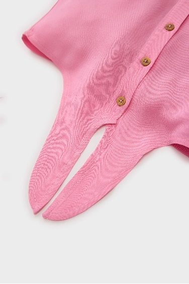 Baby Girl Shirt Collar Short Sleeve Shirt