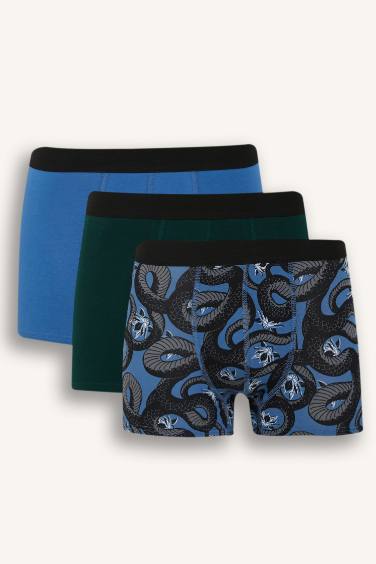 Animal Printed 3 Piece Boxers