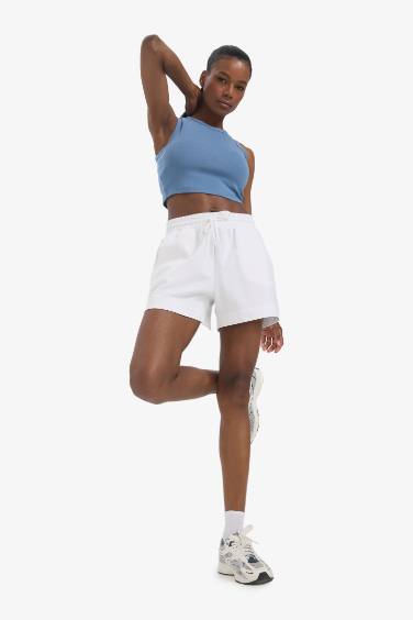 كروب توب رياضي برقبة مستديرة من DeFactoFit