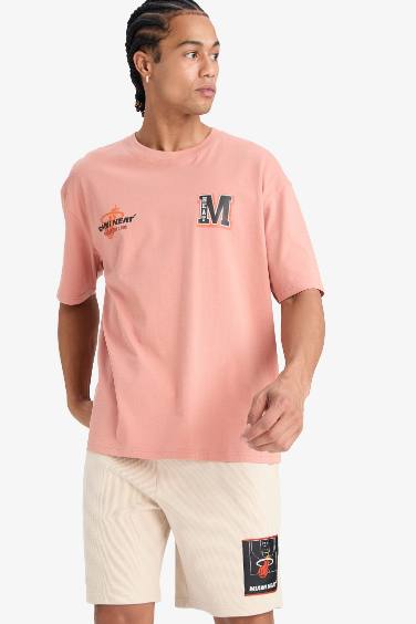 NBA Miami Heat Лицензиялық дөңгелек жаға Футболка