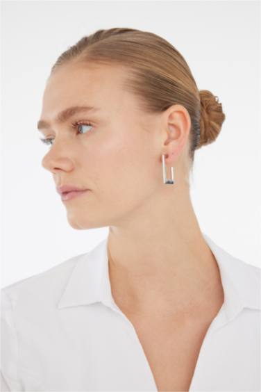 Woman 3 Piece Silver Earrings