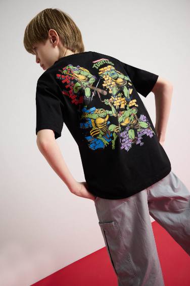 New Regular Fit Ninja Turtles Licensed Short Sleeve T-Shirt