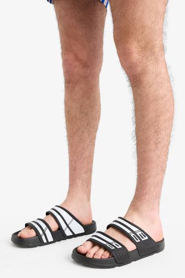 شبشب رجالي إيفا بكعب مسطح بشريط مفرد