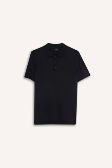 Standard Fit Knitwear Polo T-Shirt