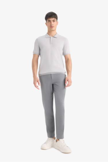 Standard Fit Polo Collar Knitwear Polo T-Shirt