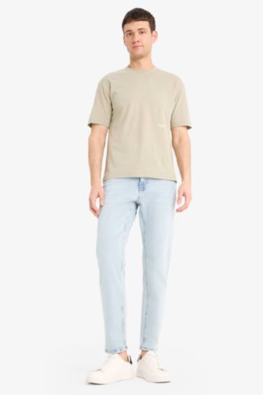 Boxy Fit Keith Haring Licensed Crew Neck Printed Short Sleeve T-Shirt