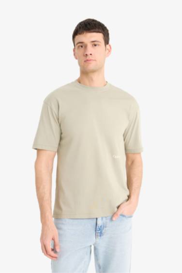 Boxy Fit Keith Haring Licensed Crew Neck Printed Short Sleeve T-Shirt