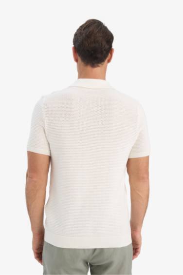 تيشيرت بولو تريكو قطن نص كم قصة عادية