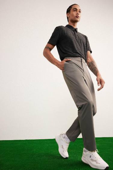 DeFactoFit Slim Fit Standard Leg Woven Sports Trousers