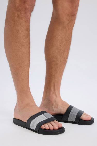 Man Flat Sole Single Band Eva Slippers