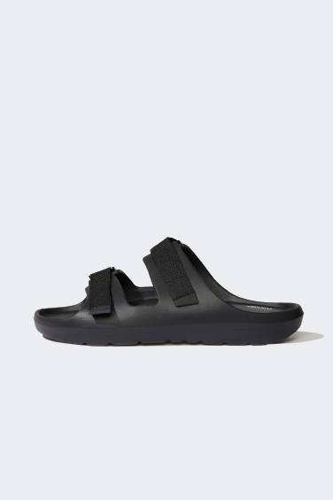 Erkek Düz Taban Çift Bantlı Eva Terlik