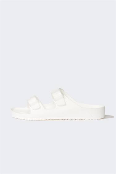 شبشب رجالي إيفا بكعب مسطح بشريط مزدوج