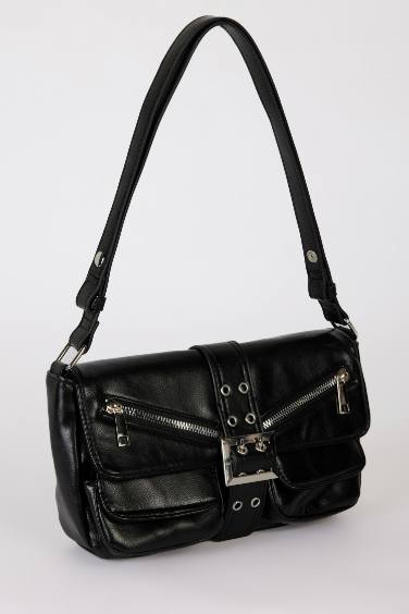 Woman Faux Leather Shoulder Bag