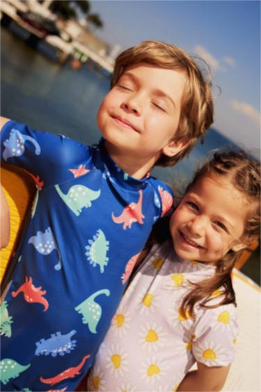 Maillot de bain à motif dinosaure pour bébé garçon