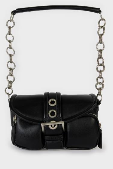 Woman Faux Leather Shoulder Bag