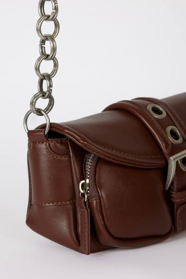 Woman Faux Leather Shoulder Bag