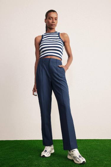 DeFactoFit Standard Fit Woven Trousers