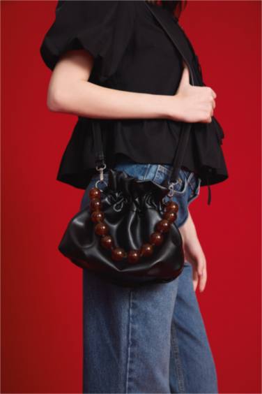 Sac à bandoulière en similicuir pour femme