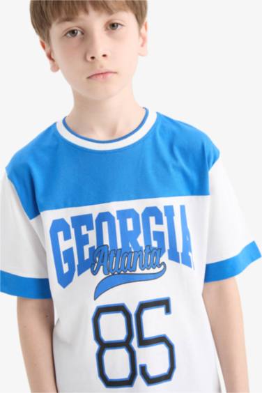 Boy Printed T-Shirt Shorts 2 Piece Set