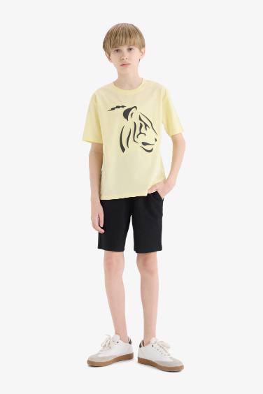 Boy Printed T-Shirt Shorts 2 Piece Set