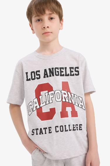 Boy Printed T-Shirt Shorts 2 Piece Set