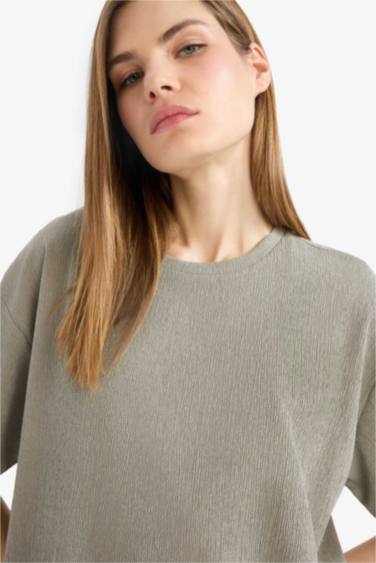 Relax Fit Crew Neck Short Sleeve T-Shirt