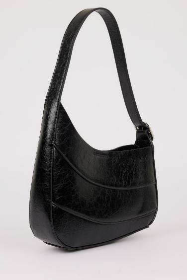 حقيبة كتف نسائية من جلد صناعي