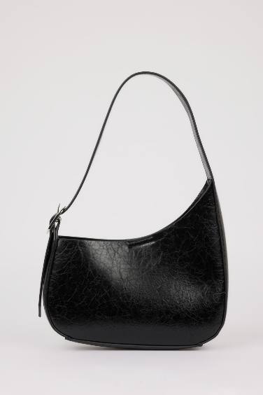 حقيبة كتف نسائية من جلد صناعي