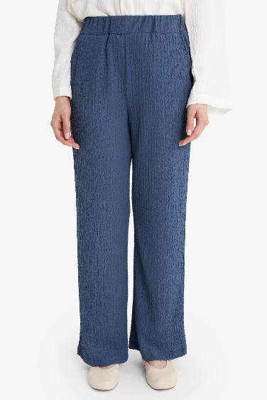 Relax Fit Crepe Trousers