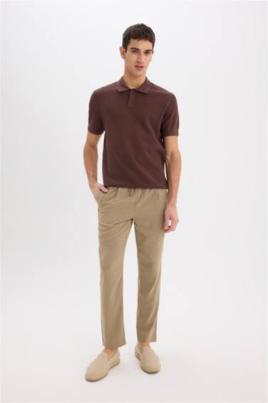 Стандартная посадка рубашка-поло с короткими рукавами