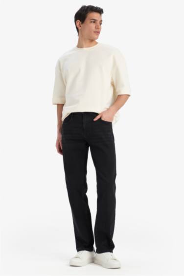 серджио - қалыпты пішім деним тұрақты етек Шалбар