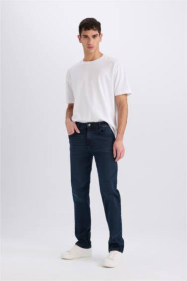 Джинсы стандартного кроя со средней талией и прямыми штанинами, Sergio
