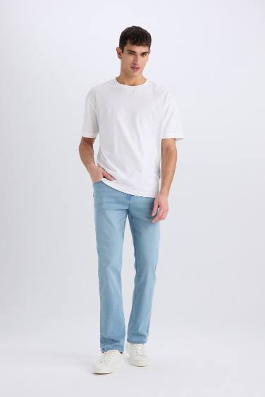 Жаңа жыл серджио - қалыпты пішім деним тұрақты етек Шалбар