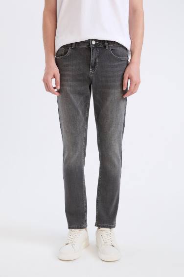 Carlo Skinny Fit Super Skinny Hem Jean Jeans