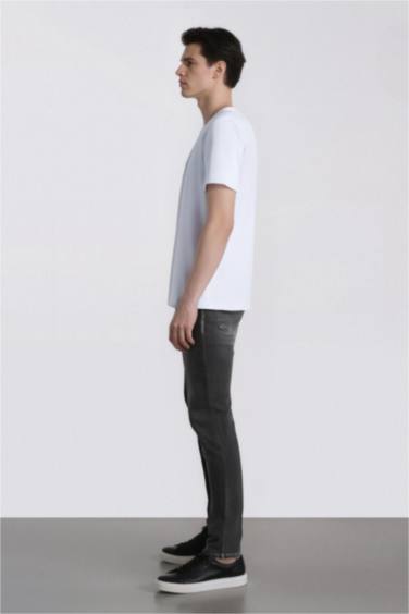 Carlo Skinny Fit Extra Slim Fit Regular Waist Jeans