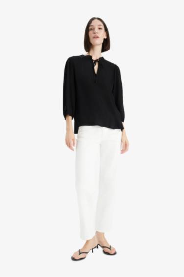 Regular Fit Long Sleeve Blouse