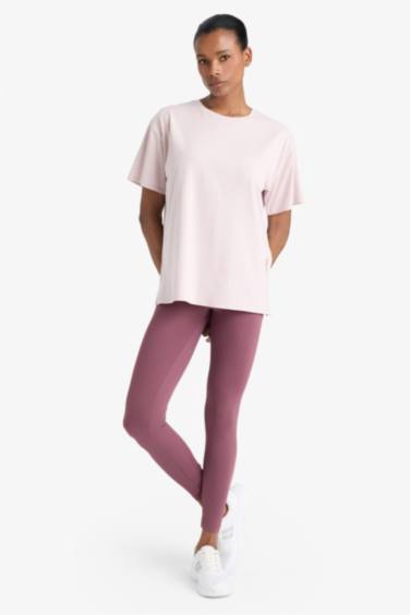 DeFactoFit Comfort Fit Футболка с Воротником и Коротким Рукавом