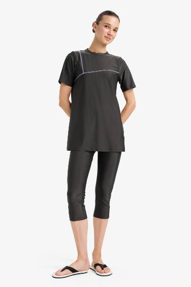 بوركيني قصة عادية سريع الجفاف - 4 قطع