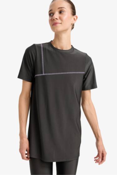 4'lü Hızlı Kuruyan Burkini Tesettür Basıc Mayo Takım - Görsel 7