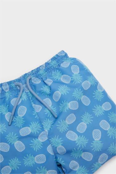 Baby Boy Regular Fit Animal Swim Shorts